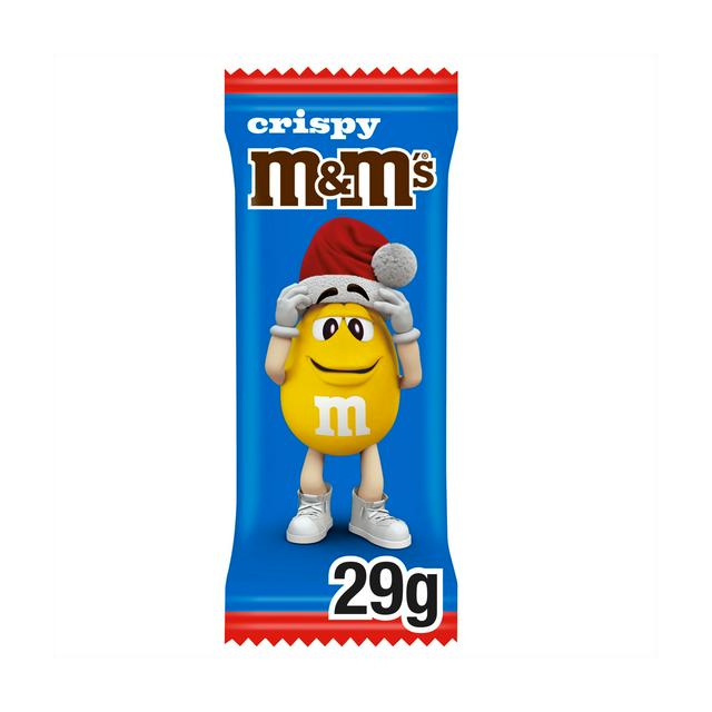 M&M's 29g Crispy Milk Chocolate Christmas Santa Treat - gallery image 1