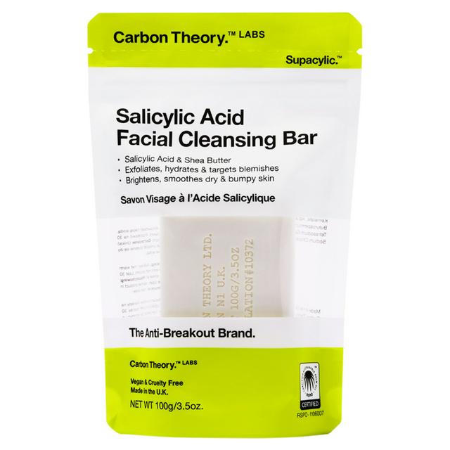 Carbon Theory Salicylic Acid Facial Cleansing Bar 100g - gallery image 1
