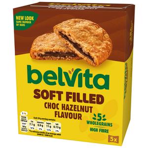 Belvita Soft Bakes 5 x 50g Chocolate Hazelnut Flavour Cereal Multipack Snack Bars - gallery image 5