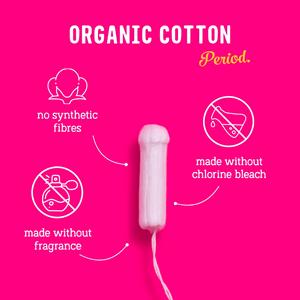 Flo Organic Cotton Applicator Combo Pack 8 Regular + 6 Super Tampons - gallery image 2
