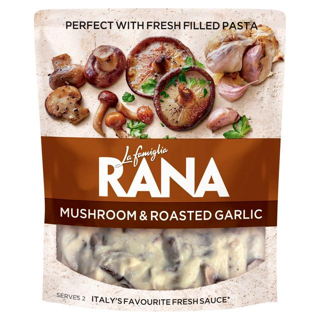 La Famiglia Rana Mushroom & Roasted Garlic Fresh Sauce 200g - gallery image 1