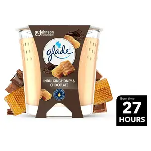 Glade Scented Candle Honey & Chocolate 112g