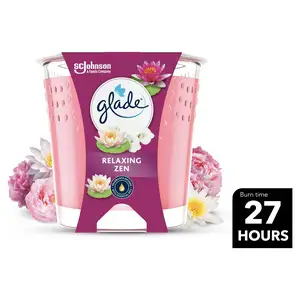 Glade Scented Candle Relaxing Zen 112g