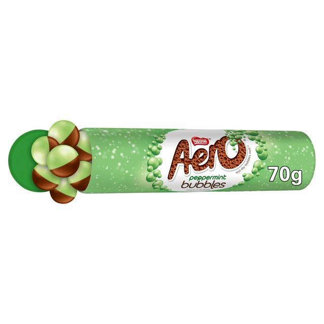 Aero 70g Bubbles Peppermint Chocolate Giant Tube - gallery image 1