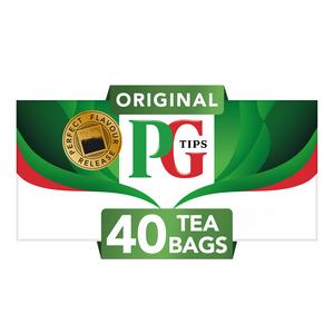 PG Tips Original Black Tea Bags x40 - gallery image 2