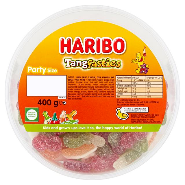Haribo Tangfastics Drum 400g - gallery image 1