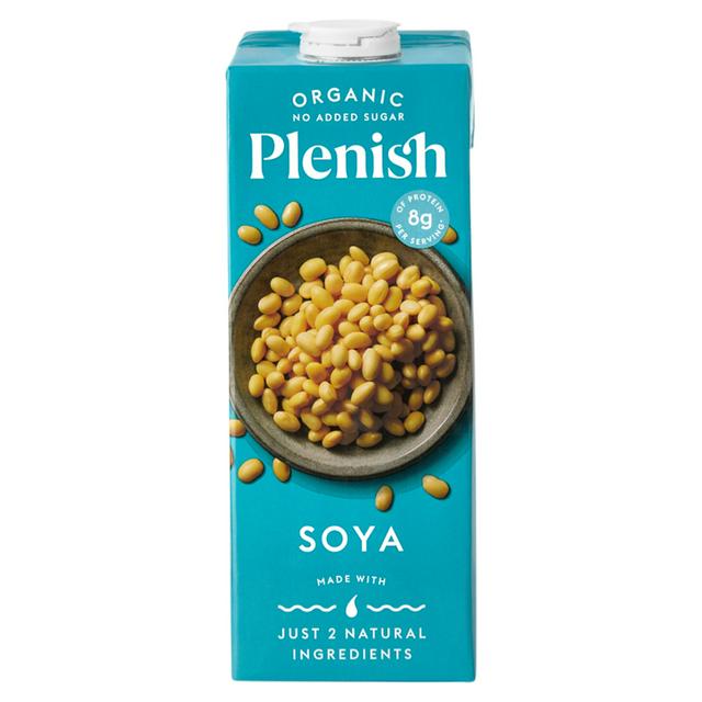 Plenish 1L Long Life Dairy Free Organic Soya Drink - gallery image 1