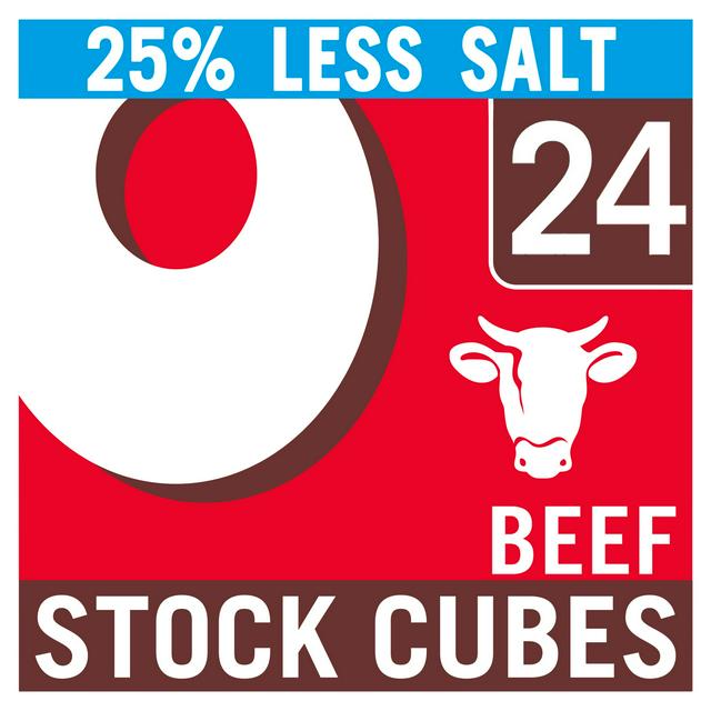 Oxo Reduced Salt Beef Stock Cubes x24 142g - gallery image 1