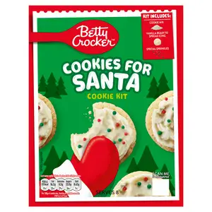 Betty Crocker Cookies For Santa Cookie Kit 340g