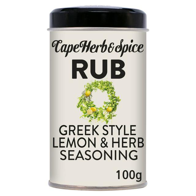 Cape Herb & Spice Rub Greek Style Lemon & Herb Seasoning 100g - gallery image 1