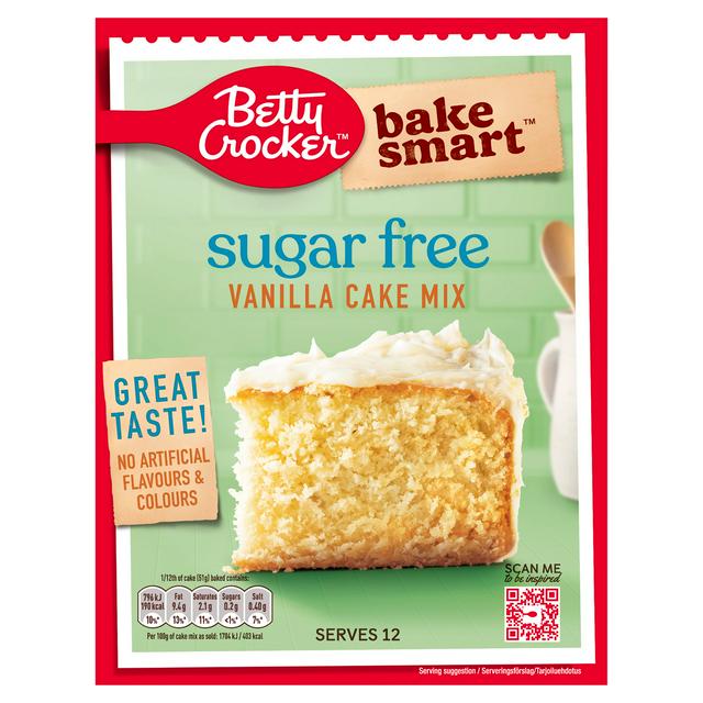 Betty Crocker Bake Smart Sugar Free Vanilla Cake Mix 350g