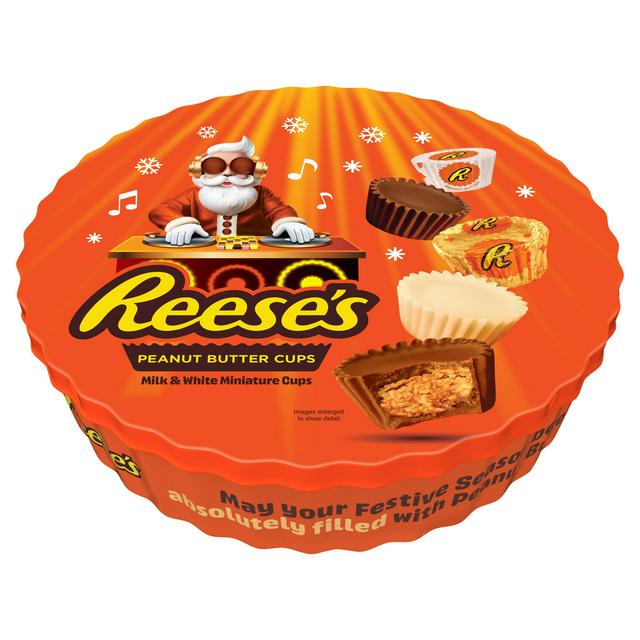 Reese's 309g Peanut Butter Miniatures Christmas Gift Tin - gallery image 1