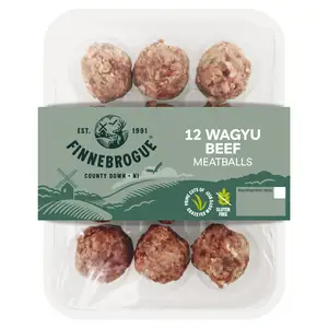 Finnebrogue Wagyu Beef Meatballs x12 300g