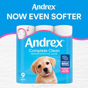 Andrex Complete Clean Mega Toilet Rolls x12 - gallery image 3