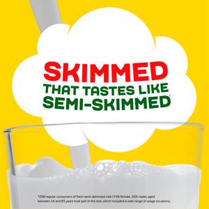 Arla BOB Skimmed Milk Tastes like Semi Skimmed 1L - gallery image 2
