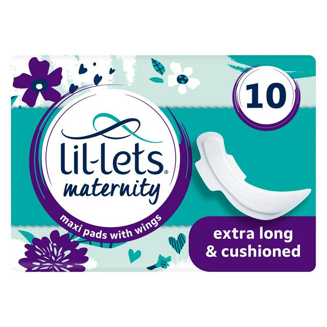 Lil-Lets Maternity Maxi Pads with Wings x10 - gallery image 1