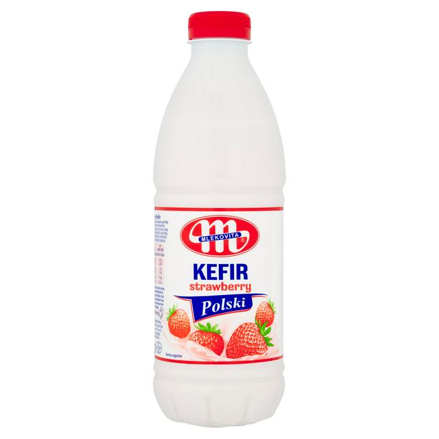 Mlekovita Strawberry Kefir 1kg - gallery image 1