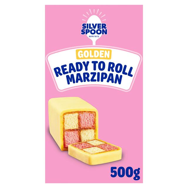 Silver Spoon Golden Ready To Roll Marzipan 500g - gallery image 1