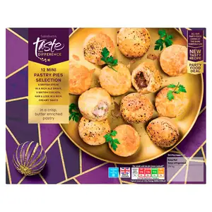 Sainsbury's Mini Pie Selection, Taste the Difference x12 400g