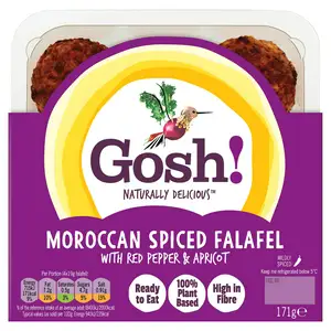 Gosh! Moroccan Spiced Falafel with Red Pepper & Apricot 171g