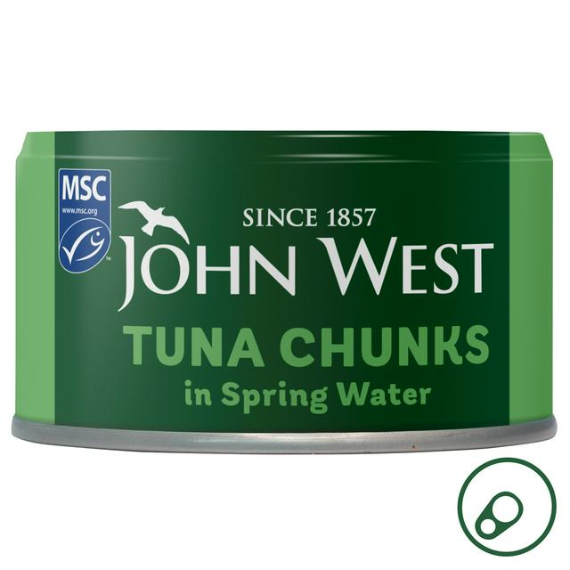 John West 125g MSC Tuna Chunks in Spring Water (102g Drained) - gallery image 1