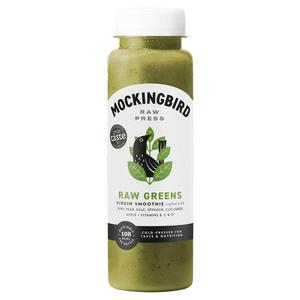 Mockingbird Raw Press Raw Greens Virgin Smoothie Single250ml