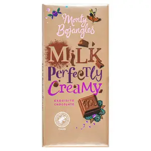 Monty Bojangles Milk Perfectly Creamy Exquisite Chocolate 150g