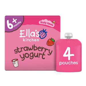 Ella's Kitchen Strawberry Yogurt 6+ Months 4 x 90g - gallery image 3
