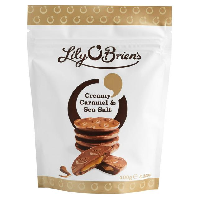 Lily O'Brien's Creamy Caramel & Sea Salt 100g - gallery image 1