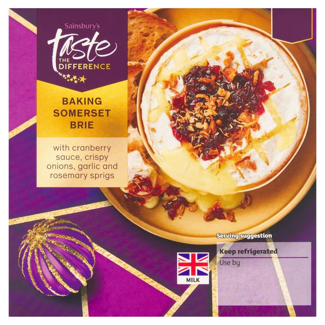 Sainsbury's Baking Somerset Brie, Taste the Difference 255g - gallery image 1