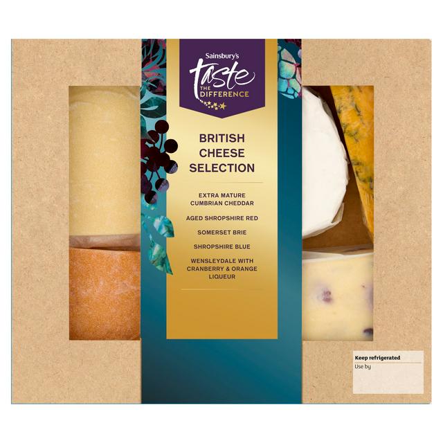 Sainsbury's British Cheeseboard Classics, Taste the Difference 530g - gallery image 1