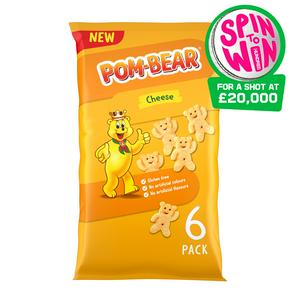 Pom-Bear Cheese Multipack Crisps x6