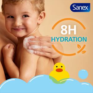 Sanex Zero% Hypoallergenic Nourishing Baby Bath Foam & Shampoo 450ml - gallery image 6