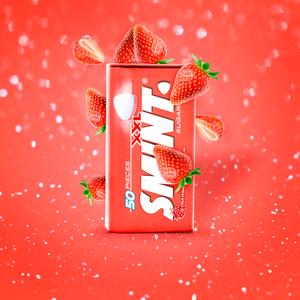 Smint XXL Sugarfree Strawberry Flavour Mints Pieces x50 35g - gallery image 4