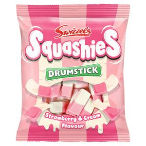 Swizzels Drumstick Squashies - Strawberry & Cream Flavour 140g