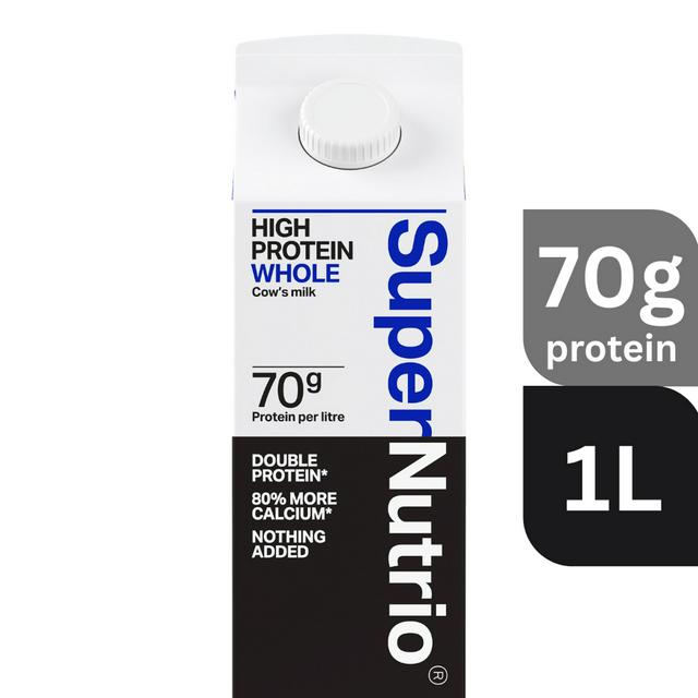 SuperNutrio High Protein Whole Cow's Milk 1L - gallery image 1