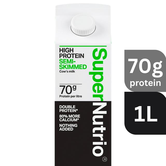 SuperNutrio High Protein Semi Skimmed Cow's Milk 1L - gallery image 1