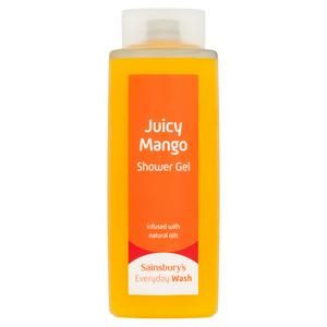 Sainsbury's Everyday Wash Juicy Mango Shower Gel 500ml