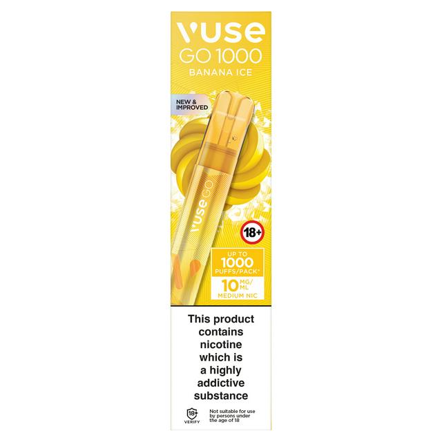 vuse go 10 mg Vuse Go 1000 Banana Ice 10mg/ml