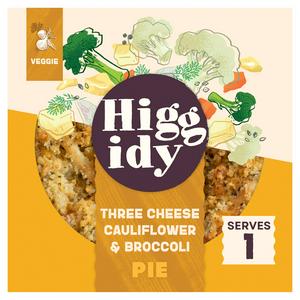 Higgidy Three Cheese Cauliflower & Broccoli Pie with Garlic & Thyme Crumb 200g - video