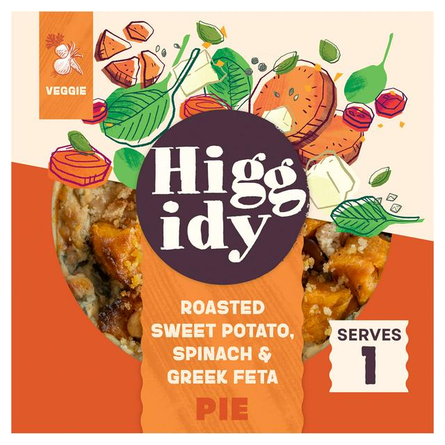 Higgidy Roasted Sweet Potato, Spinach & Feta Pie 200g - gallery image 1