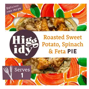 Higgidy Roasted Sweet Potato, Spinach & Feta Pie 200g