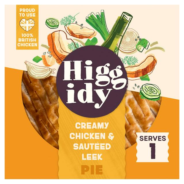 Higgidy Creamy Chicken & Sauteed Leek Pie 200g - gallery image 1