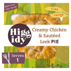 Higgidy Creamy Chicken & Sauteed Leek Pie 200g