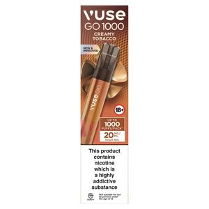 how much is elf bar vape Vuse Go 1000 Creamy Tobacco 20mg/ml