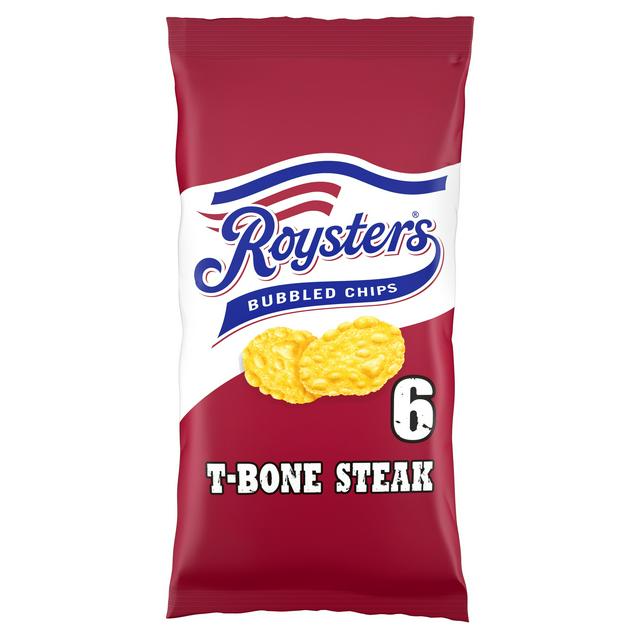 Roysters T Bone Steak Multipack Crisps x6 - gallery image 1
