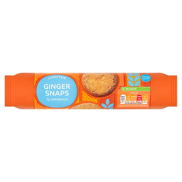 Sainsbury's Lighter Ginger Snaps 250g - gallery image 1