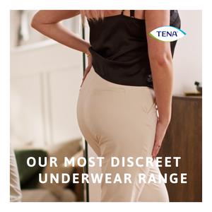 TENA Silhouette Incontinence Pants Black M Pack x9 - gallery image 4