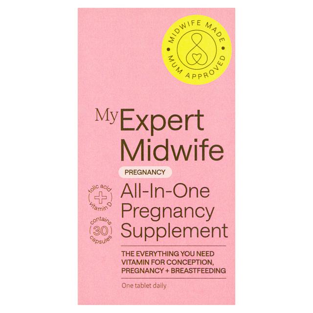 My Expert Midwife All In One Pregnancy Supplement Capsules x30 - gallery image 1