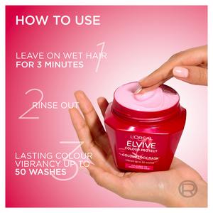 L'Oréal Elvive Colour Protect Hair Mask 300ml - gallery image 4